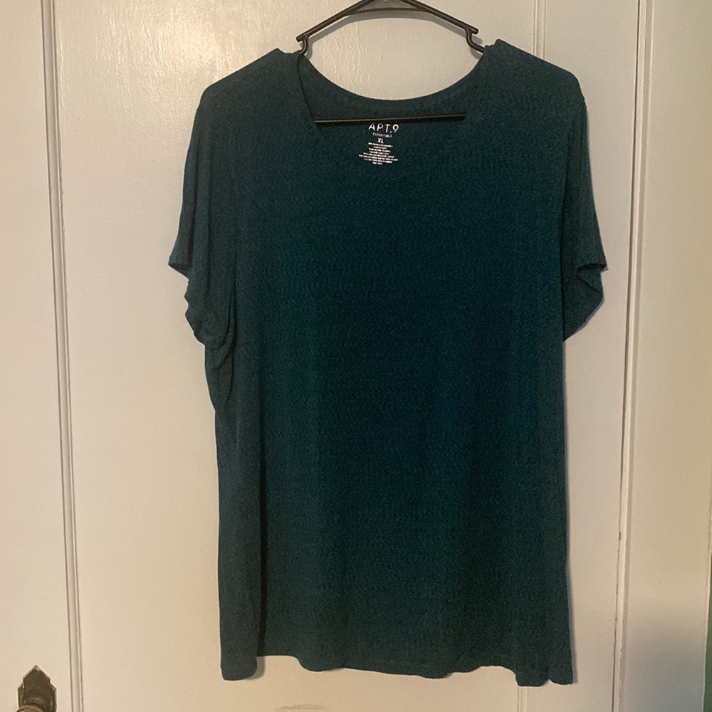 Teal Apt 9 casual blouse